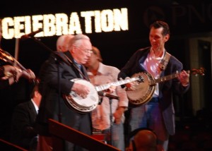 Earl Scruggs and Tim at Tim's Jam Session
