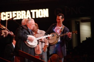 Tim and Earl Scruggs at Tim's Jam Session