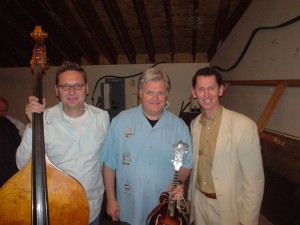 Tim in Canada with Ricky Skaggs and Mark Fain